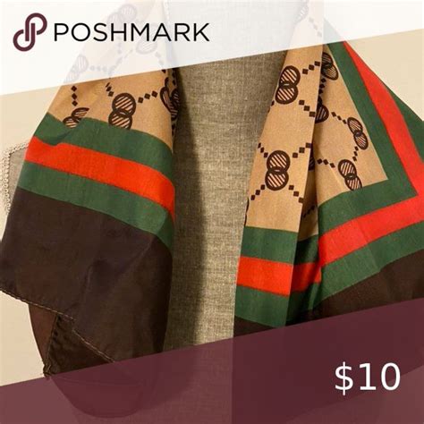 fake gucci scarf|Gucci inspired scarf.